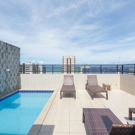 Flat Quarto E Sala C/ Vista Mar Espetacular Leilighet Maceió Eksteriør bilde