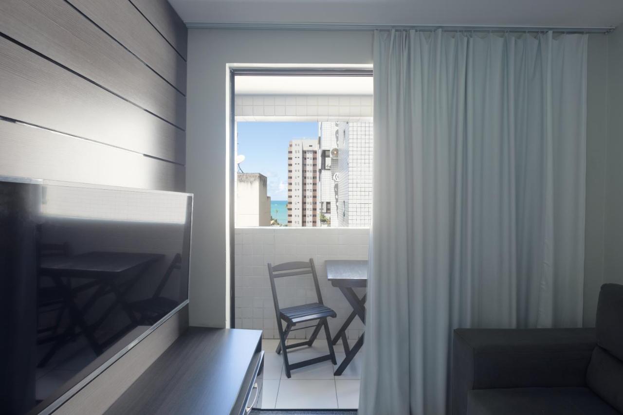 Flat Quarto E Sala C/ Vista Mar Espetacular Leilighet Maceió Eksteriør bilde
