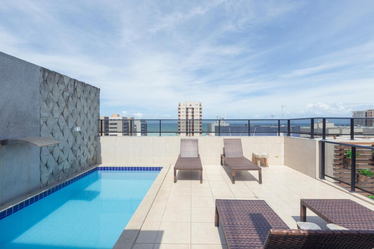 Flat Quarto E Sala C/ Vista Mar Espetacular Leilighet Maceió Eksteriør bilde